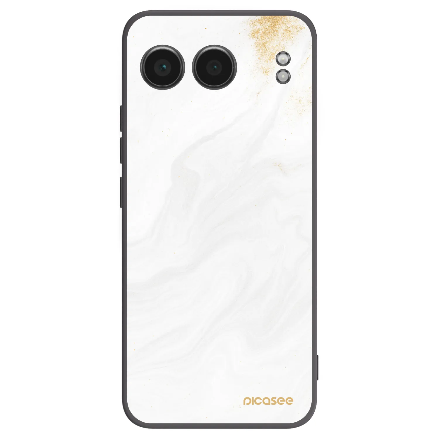 Picasee silikonový černý obal pro OnePlus Nord 4 - Bílá