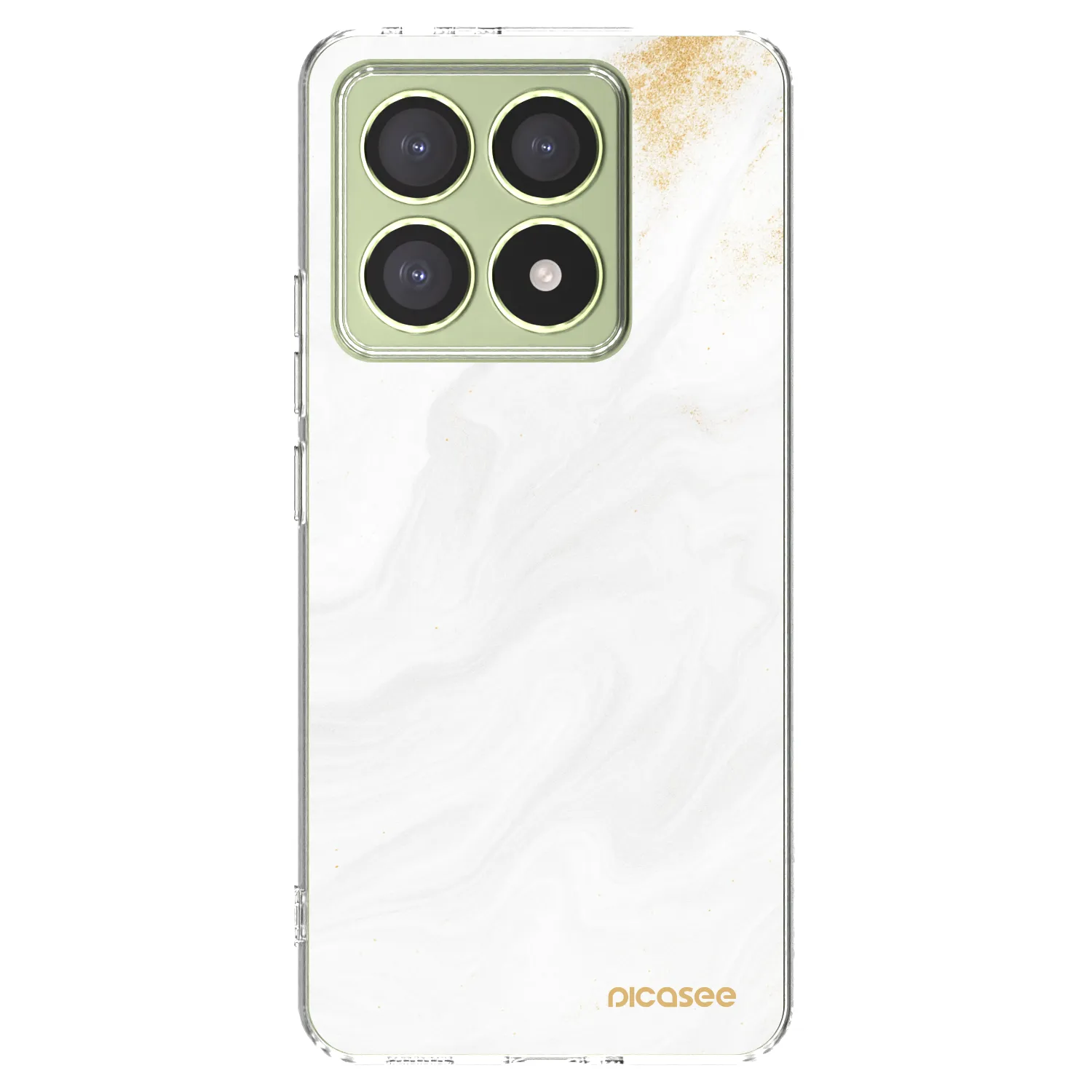 Picasee silikonový průhledný obal pro Xiaomi 14T - Bílá