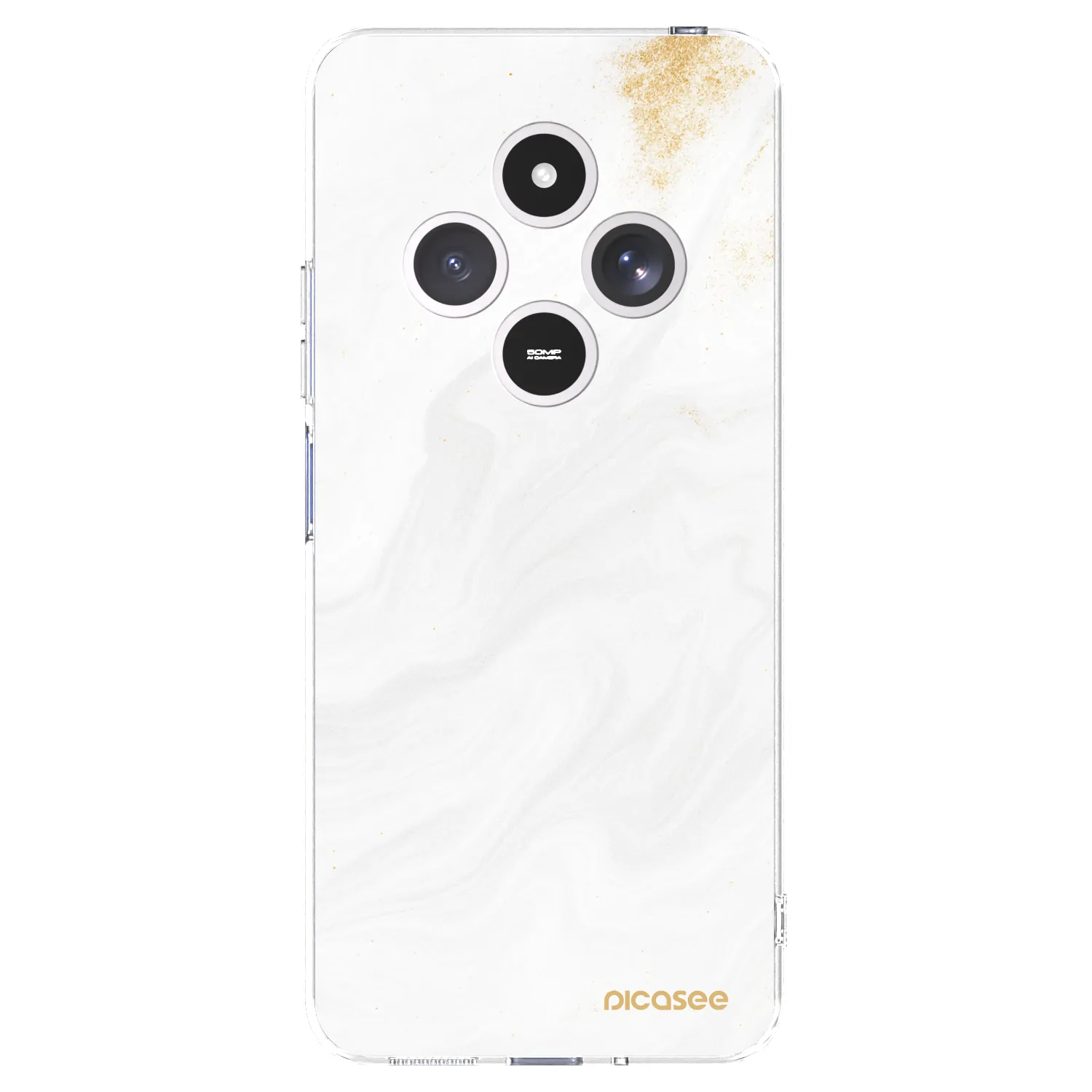Picasee silikonový průhledný obal pro Xiaomi Redmi 14C - Bílá