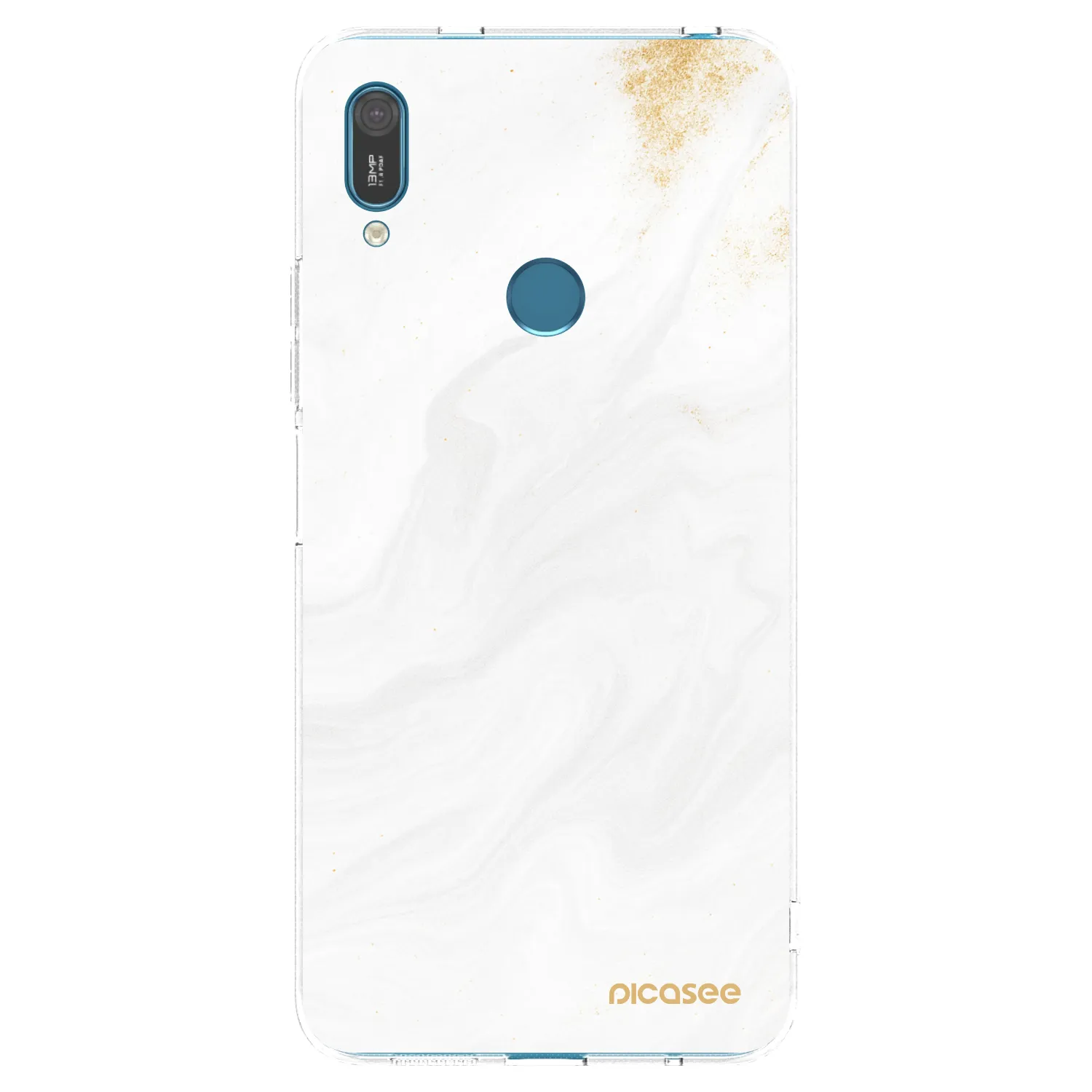 Picasee silikonový průhledný obal pro Huawei Y7 2019 - Bílá
