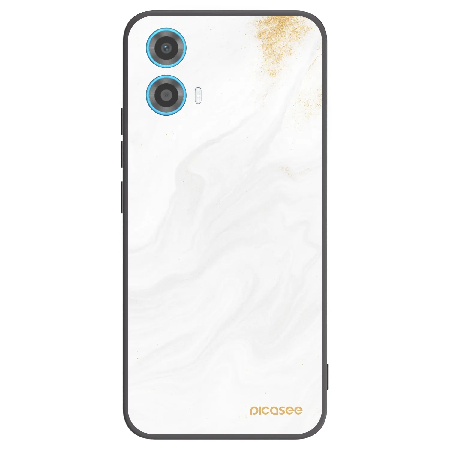 Picasee silikonový černý obal pro Motorola Moto G34 5G - Bílá