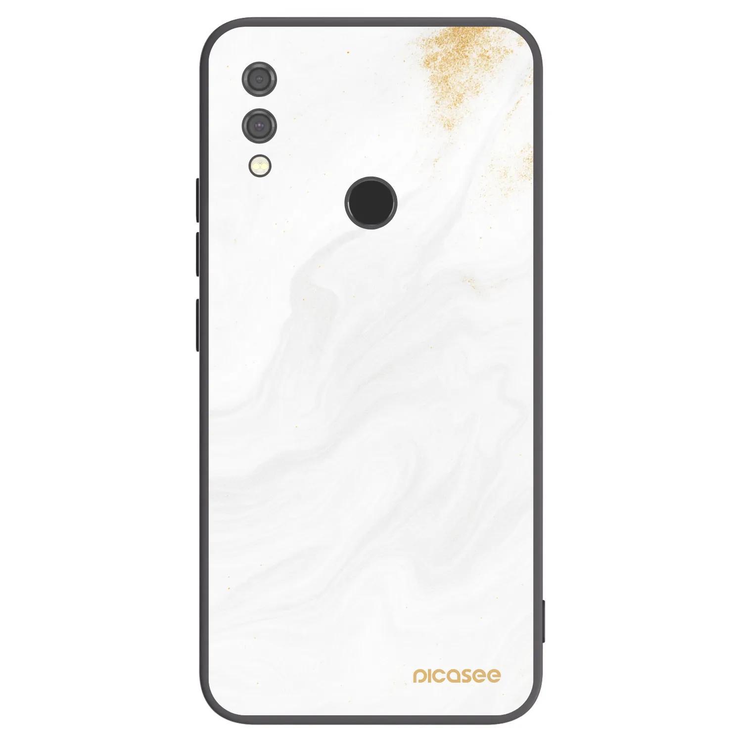 Picasee silikonový černý obal pro Xiaomi Redmi Note 7 - Bílá