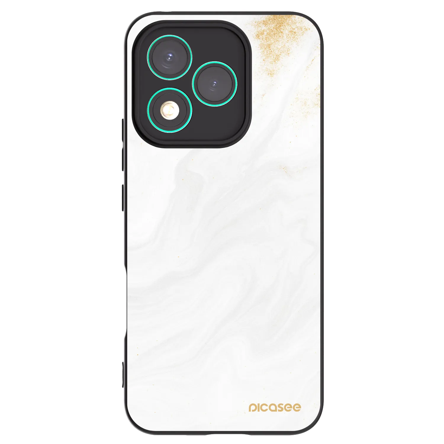 Picasee silikonový černý obal pro Honor 400 Lite 5G - Bílá