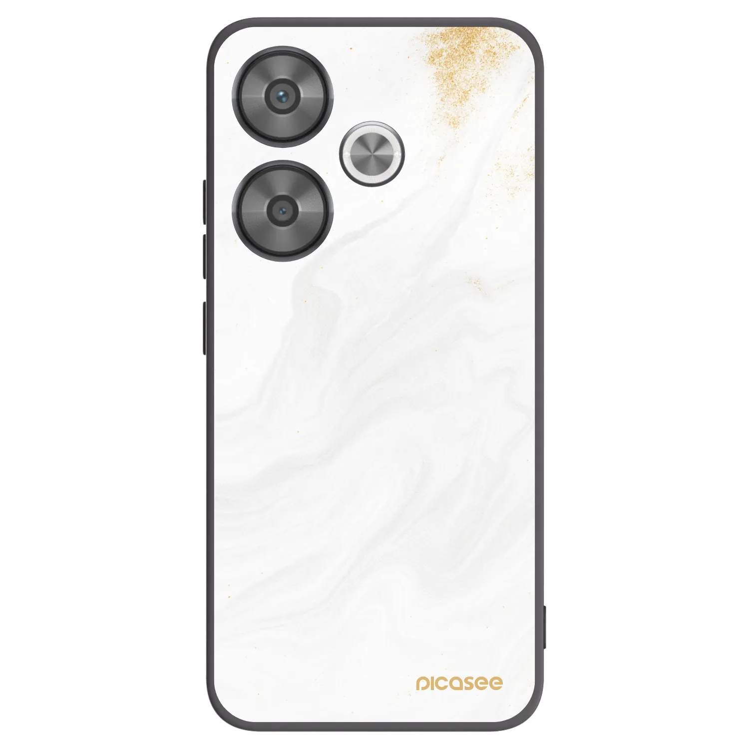 Picasee silikonový černý obal pro Xiaomi Poco F6 - Bílá