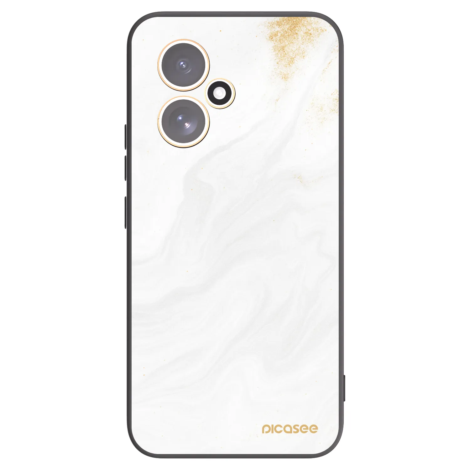 Picasee silikonový černý obal pro Honor 400 5G - Bílá