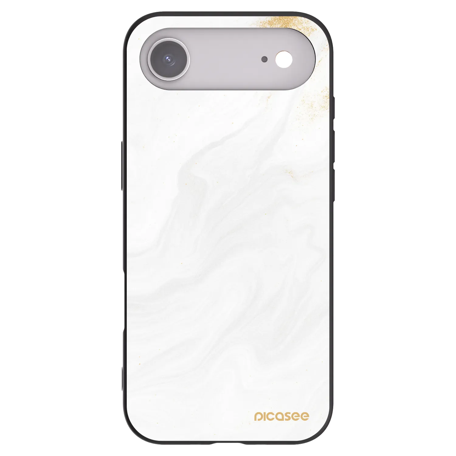 Picasee silikonový černý obal pro Apple iPhone Air - Bílá