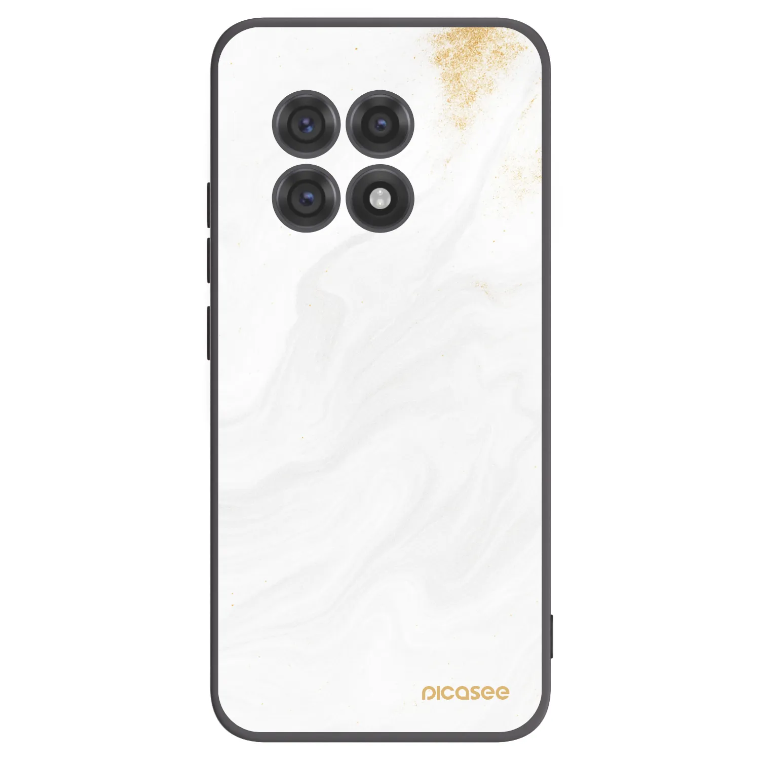 Picasee silikonový černý obal pro OnePlus 13R 5G - Bílá
