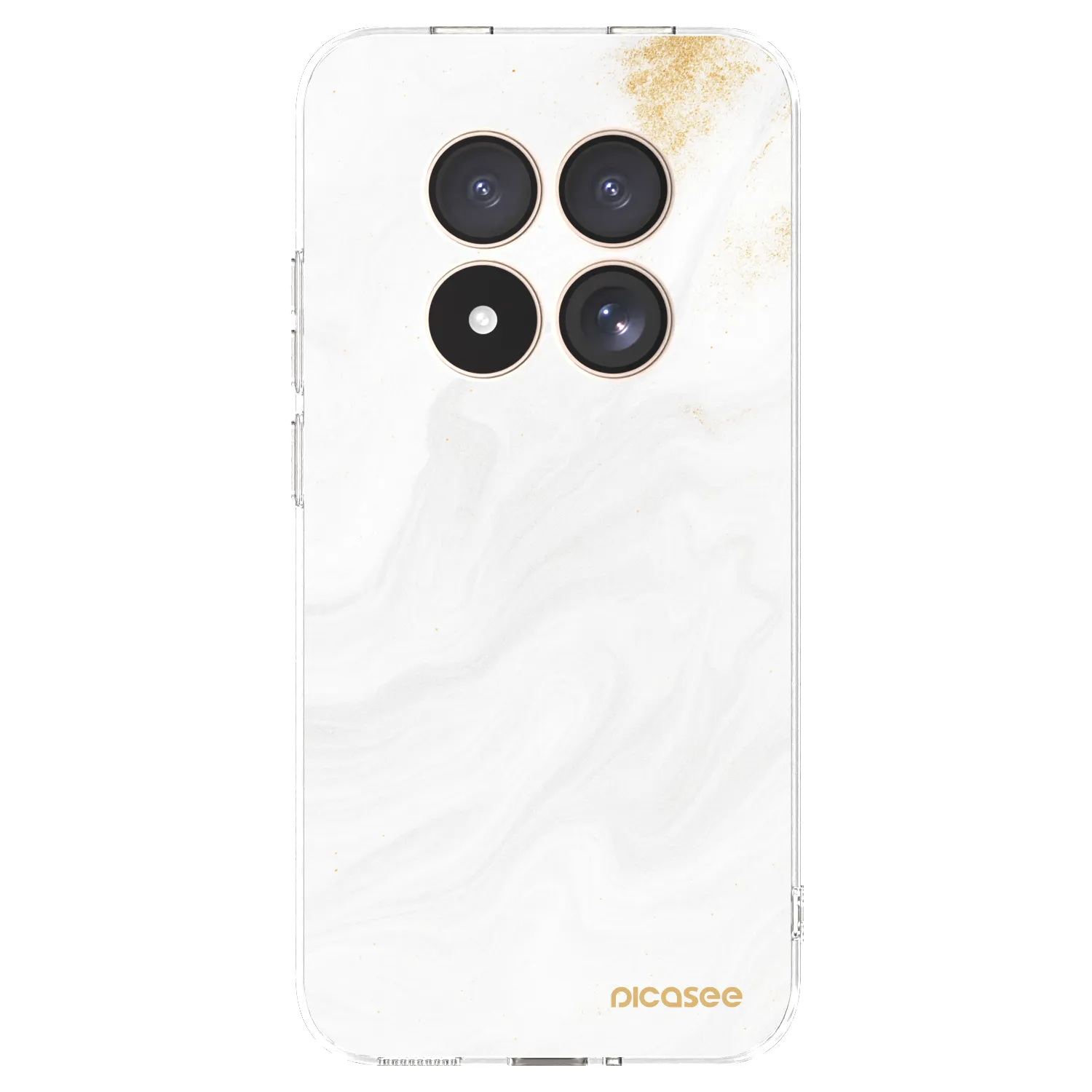 Picasee silikonový průhledný obal pro Xiaomi Redmi Note 15 Pro 4G - Bílá