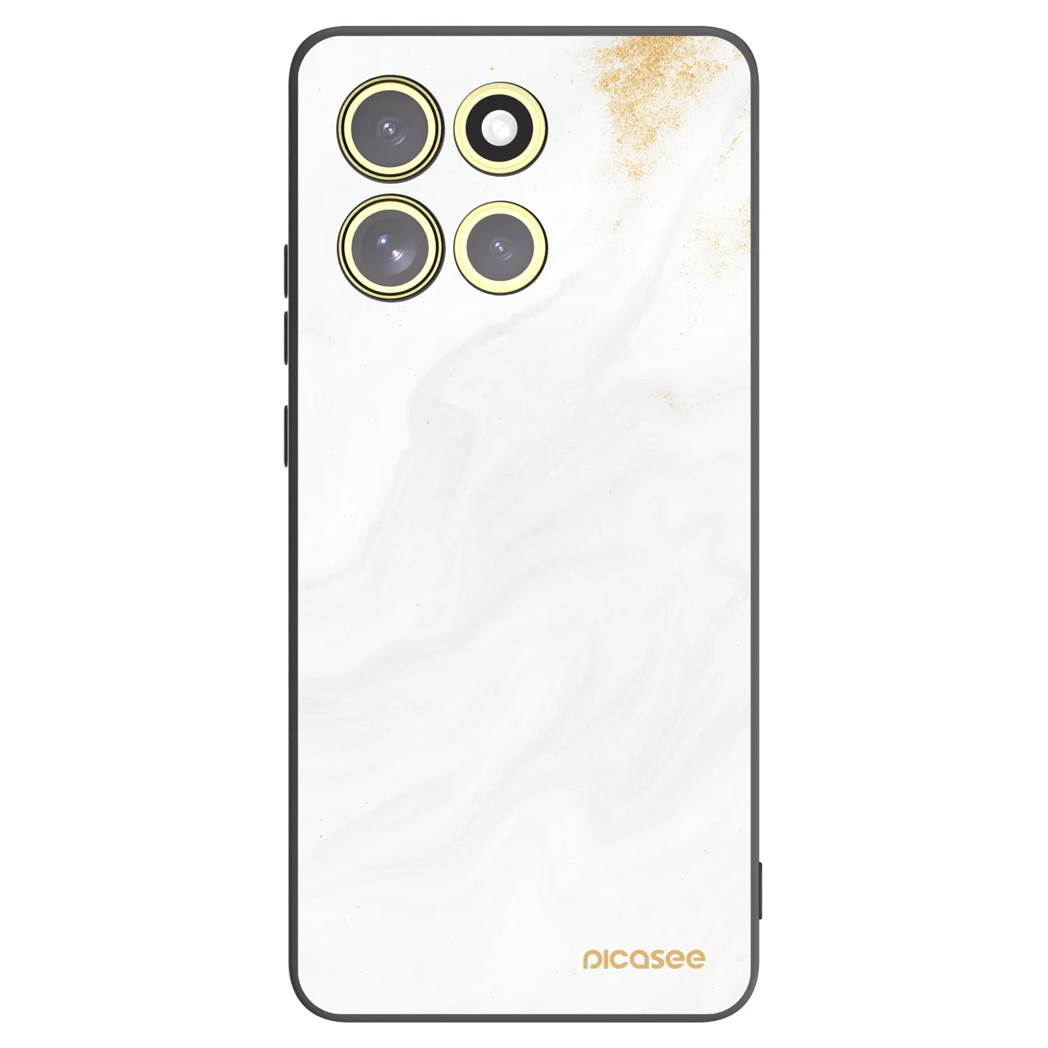 Picasee silikonový černý obal pro Motorola Moto G86 Power 5G - Bílá