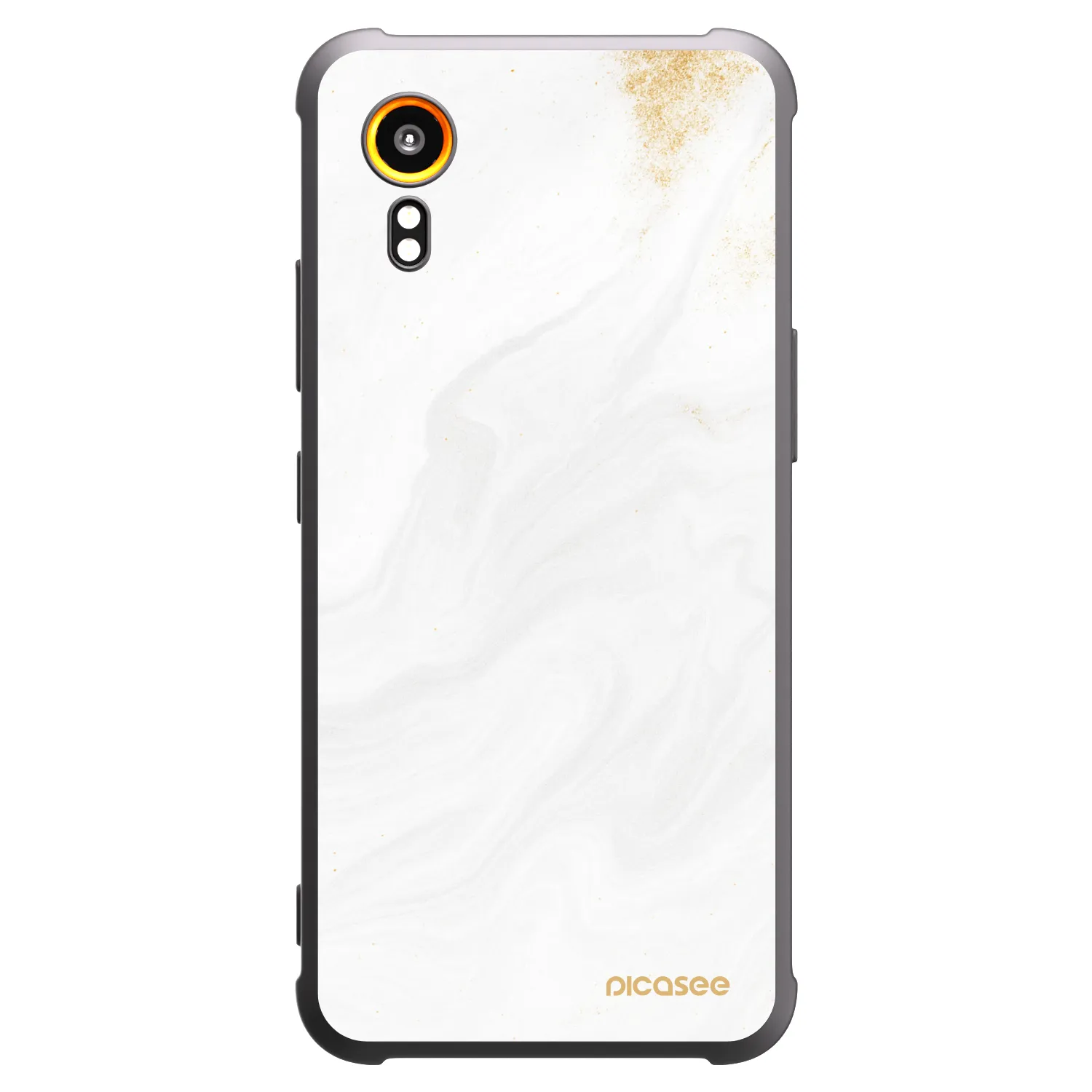 Picasee silikonový černý obal pro Samsung Galaxy Xcover 7 - Bílá