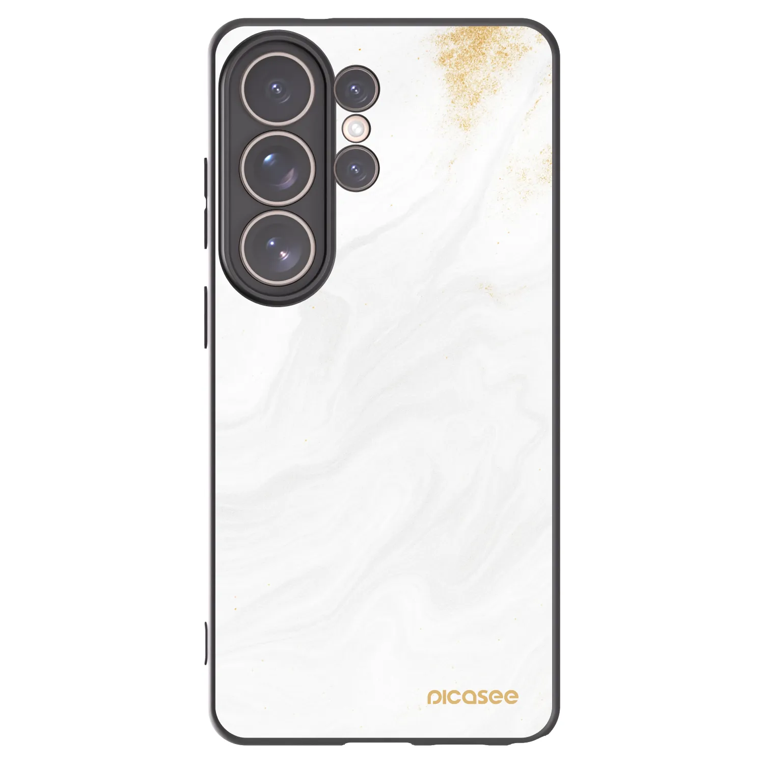 Picasee silikonový černý obal pro Samsung Galaxy S26 Ultra - Bílá