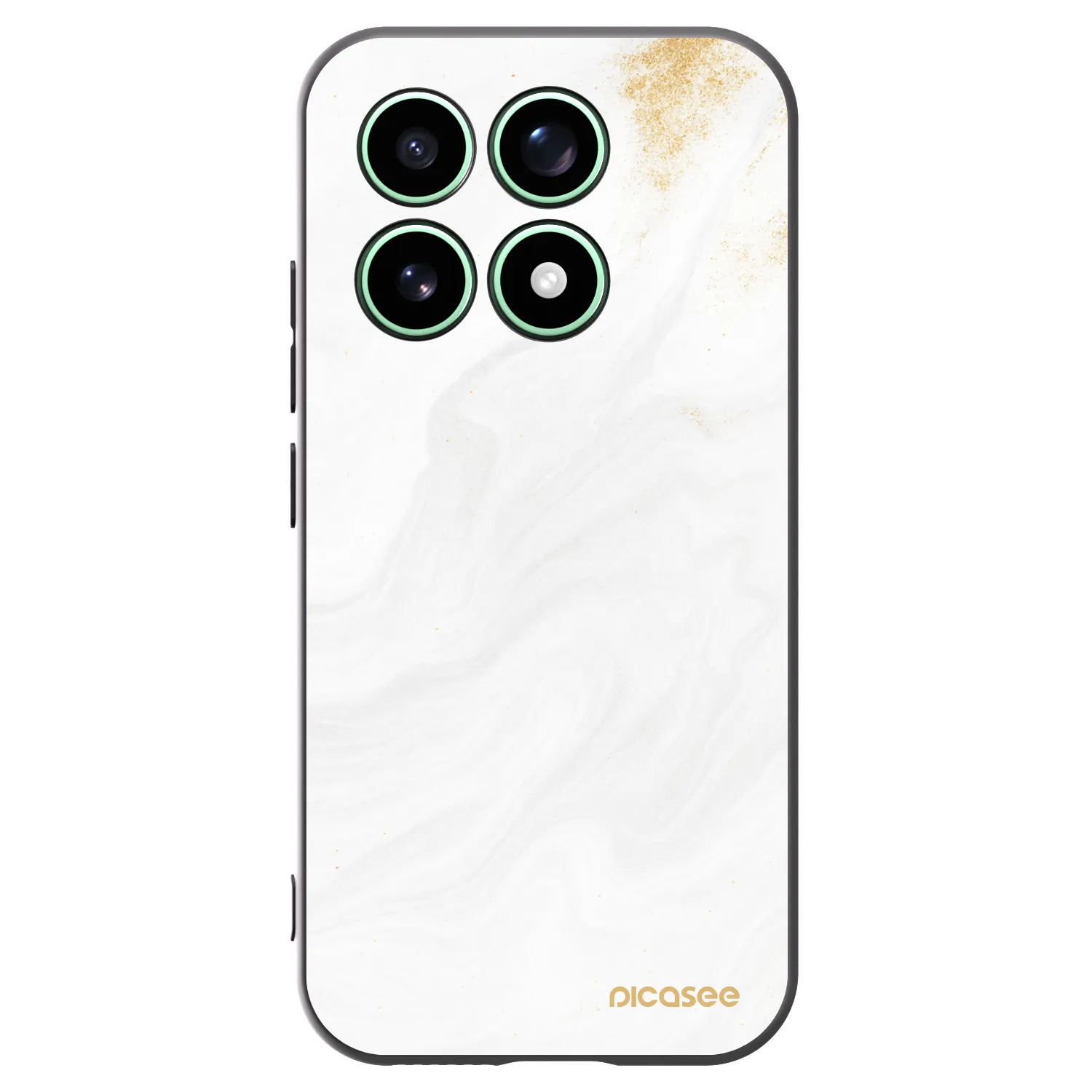 Picasee silikonový černý obal pro Xiaomi 17 - Bílá