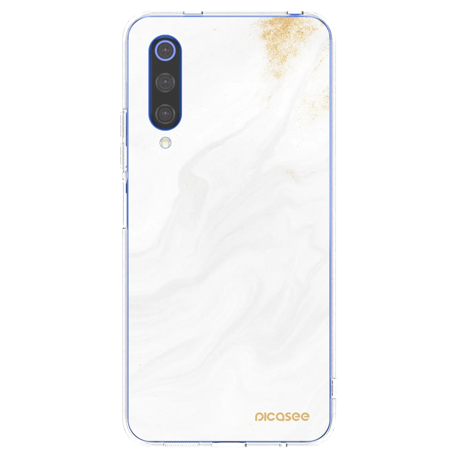 Picasee silikonový průhledný obal pro Xiaomi Mi 9 SE - Bílá