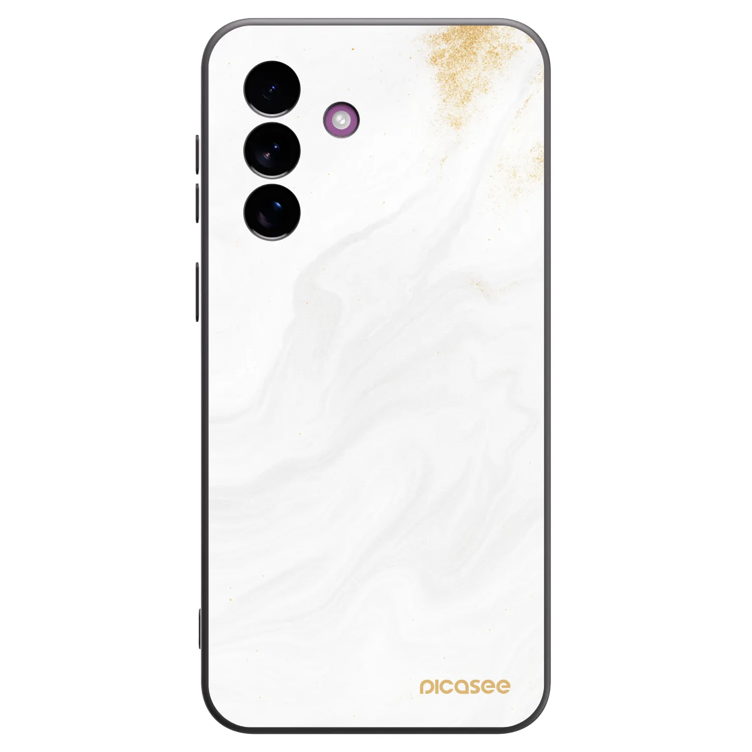 Picasee silikonový černý obal pro Samsung Galaxy A37 - Bílá