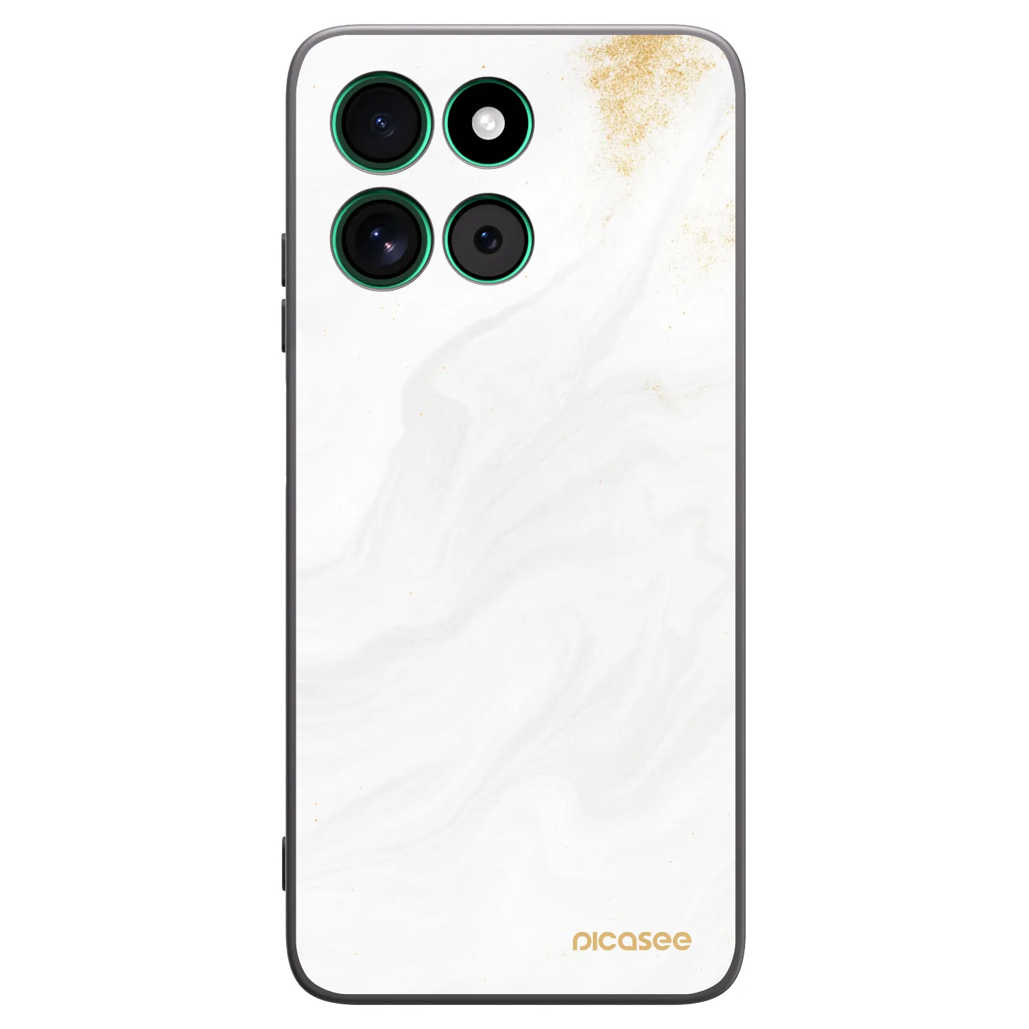 Picasee silikonový černý obal pro Motorola Moto G57 Power - Bílá