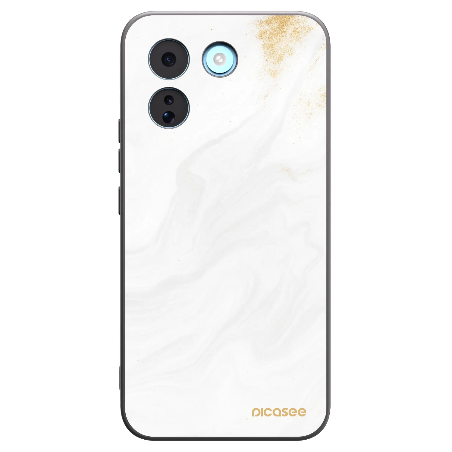 Picasee silikonový černý obal pro Xiaomi Redmi Note 17 Pro MAX 5G - Bílá