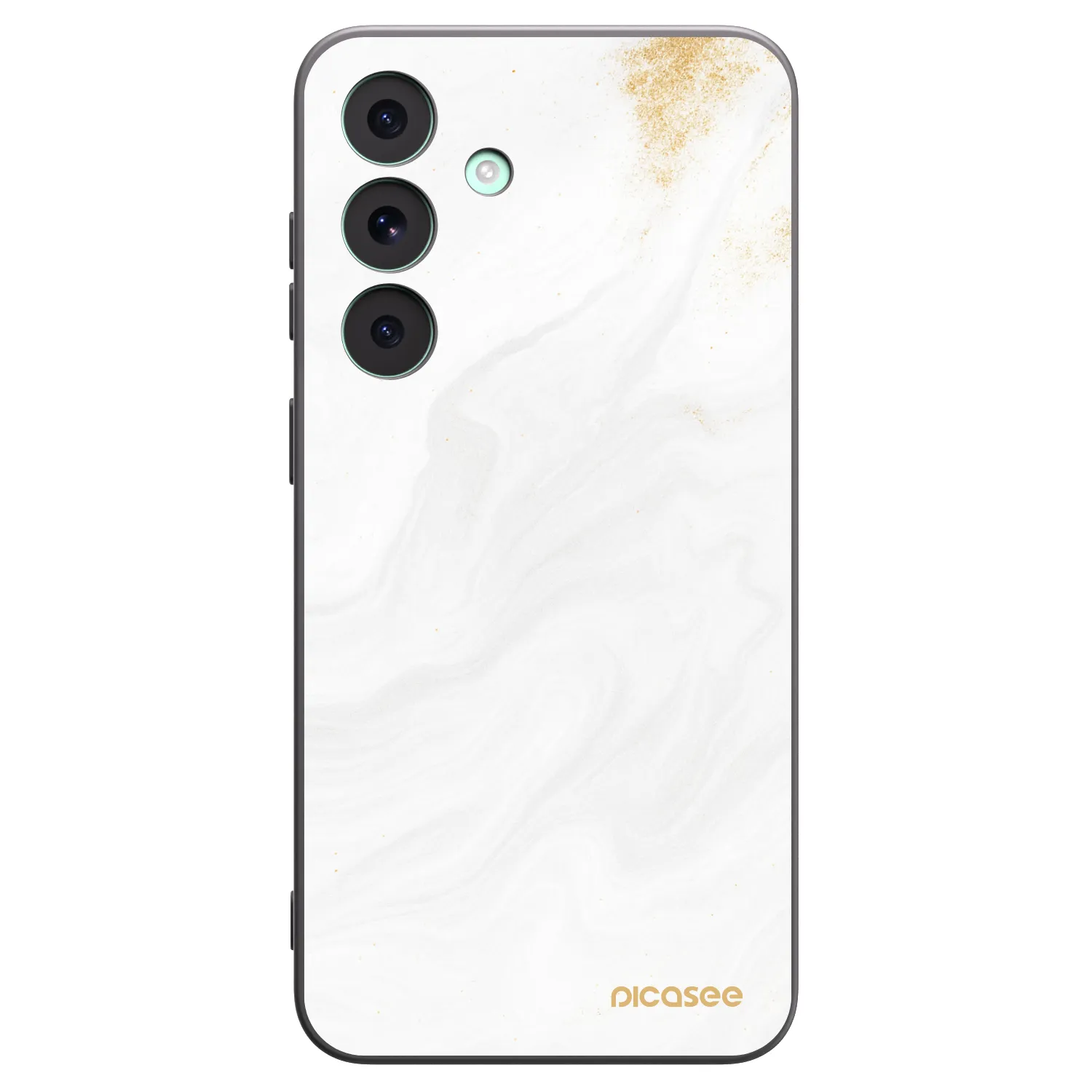 Picasee silikonový černý obal pro Samsung Galaxy S26 FE - Bílá