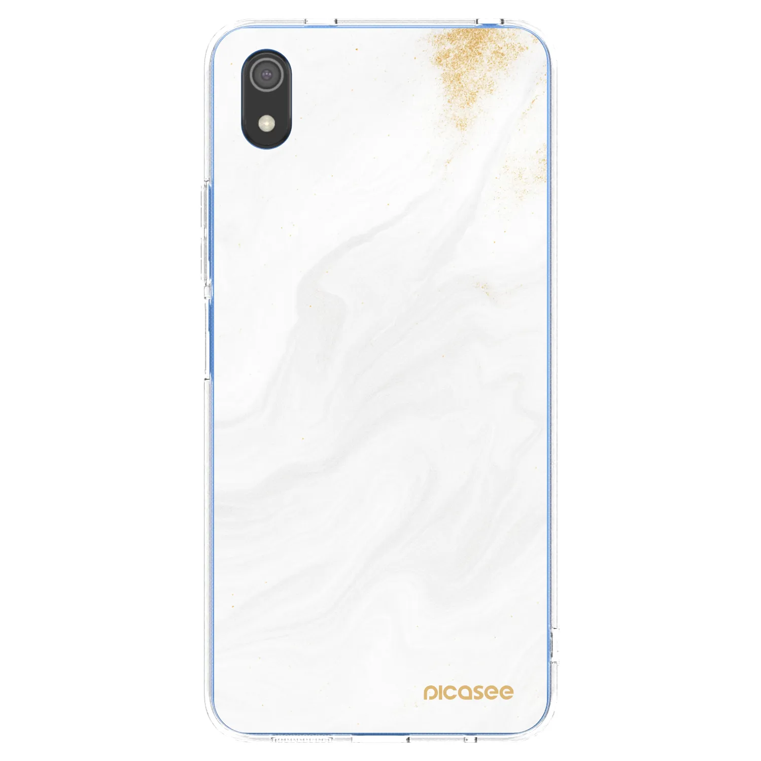 Picasee silikonový průhledný obal pro Xiaomi Redmi 7A - Bílá