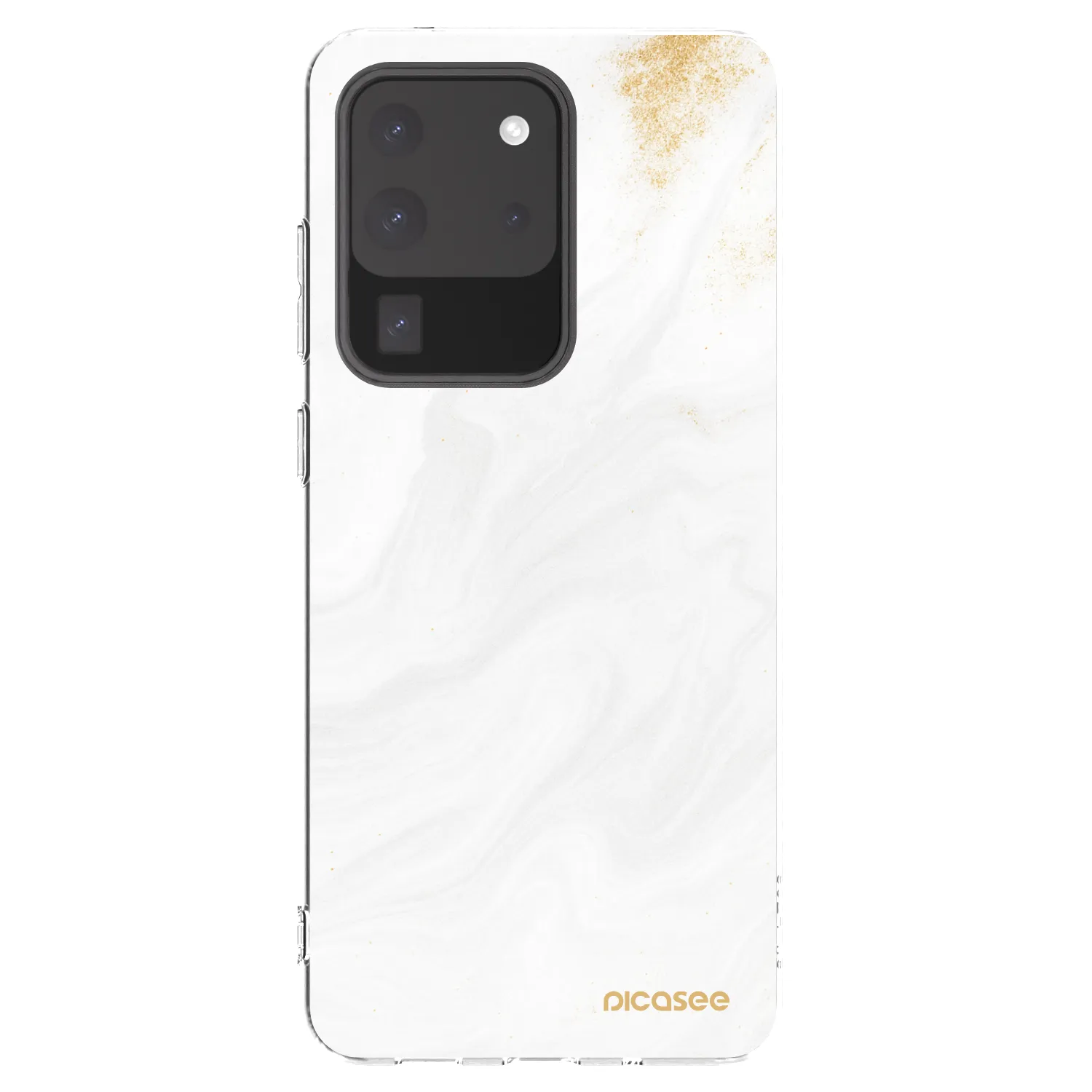 Picasee silikonový průhledný obal pro Samsung Galaxy S20 Ultra 5G G988F - Bílá