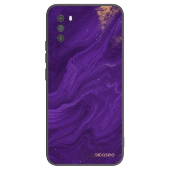 Picasee silikonový černý obal pro Xiaomi Poco M3 - Fialová
