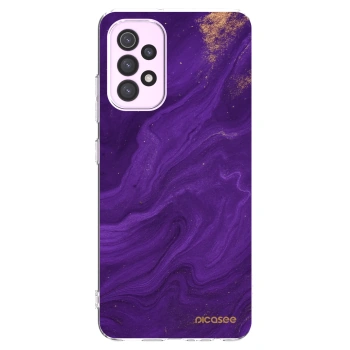 Picasee silikonový průhledný obal pro Samsung Galaxy A32 5G A326B - Fialová