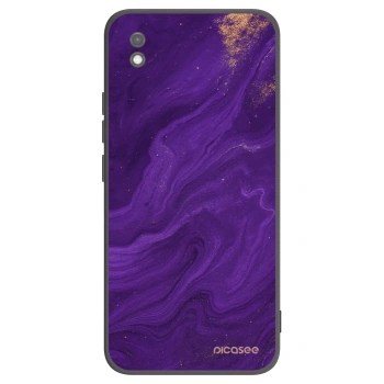 Picasee silikonový černý obal pro Xiaomi Redmi 9AT - Fialová