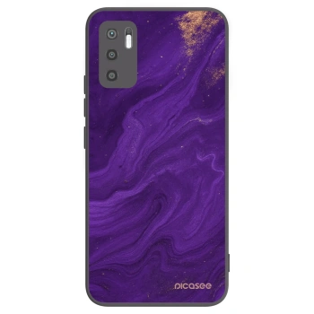 Picasee silikonový černý obal pro Xiaomi Redmi Note 10 5G - Fialová