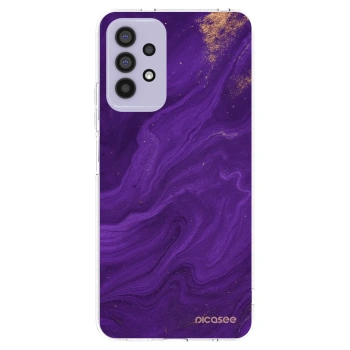 Picasee silikonový průhledný obal pro Samsung Galaxy A32 4G SM-A325F - Fialová
