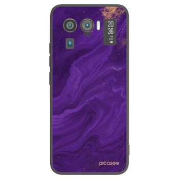 Picasee silikonový černý obal pro Xiaomi Mi 11 Ultra - Fialová