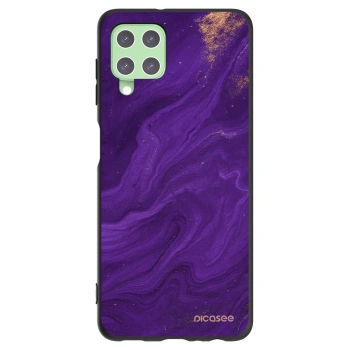 Picasee silikonový černý obal pro Samsung Galaxy A22 A225F 4G - Fialová