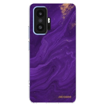 Picasee silikonový průhledný obal pro Xiaomi 11T Pro - Fialová