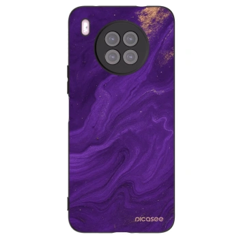 Picasee silikonový černý obal pro Huawei Nova 8i - Fialová