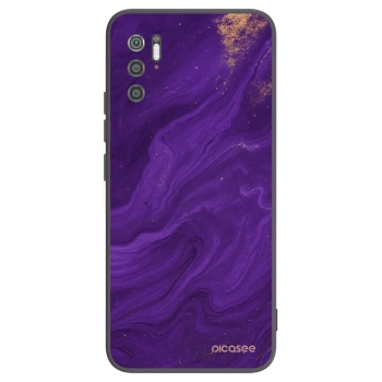 Picasee silikonový černý obal pro Xiaomi Poco M3 Pro 5G - Fialová