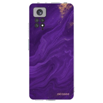 Picasee silikonový průhledný obal pro Xiaomi Redmi Note 11S 4G - Fialová