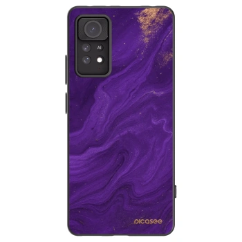 Picasee silikonový černý obal pro Xiaomi Redmi Note 11 Pro - Fialová