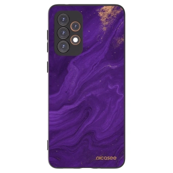 Picasee silikonový černý obal pro Samsung Galaxy A33 5G A336 - Fialová