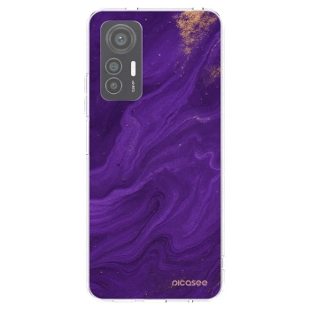 Picasee silikonový průhledný obal pro Xiaomi 12 Lite - Fialová
