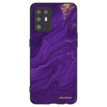 Picasee silikonový černý obal pro OPPO A94 5G - Fialová