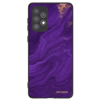 Picasee silikonový černý obal pro Samsung Galaxy A73 5G - Fialová