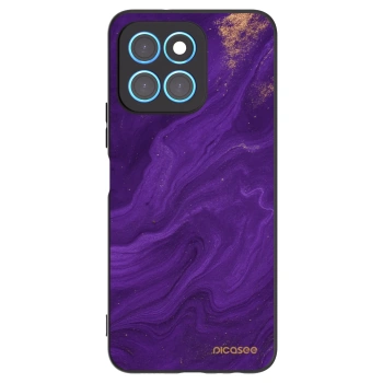 Picasee silikonový černý obal pro Honor X6 - Fialová