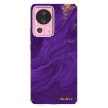 Picasee silikonový průhledný obal pro Xiaomi 13 Lite - Fialová