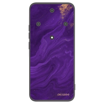 Picasee silikonový černý obal pro Honor Magic5 Lite 5G - Fialová