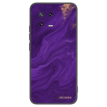 Picasee silikonový černý obal pro Xiaomi 13 Pro - Fialová