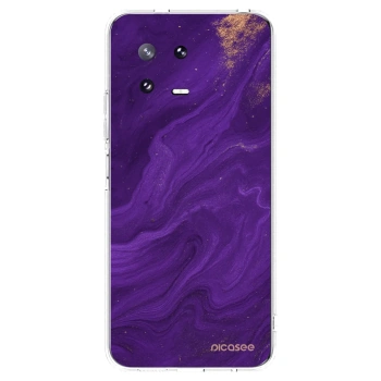 Picasee silikonový průhledný obal pro Xiaomi 13 Pro - Fialová