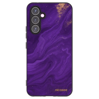 Picasee silikonový černý obal pro Samsung Galaxy A54 5G A546B - Fialová