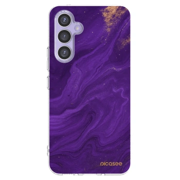 Picasee silikonový průhledný obal pro Samsung Galaxy A54 5G A546B - Fialová