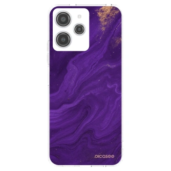 Picasee silikonový průhledný obal pro Xiaomi Redmi 12 4G - Fialová