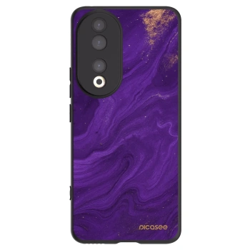 Picasee silikonový černý obal pro Honor 90 5G - Fialová
