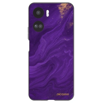 Picasee silikonový černý obal pro Honor 90 Lite 5G - Fialová
