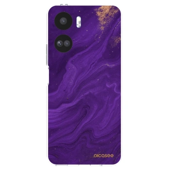 Picasee silikonový průhledný obal pro Honor 90 Lite 5G - Fialová
